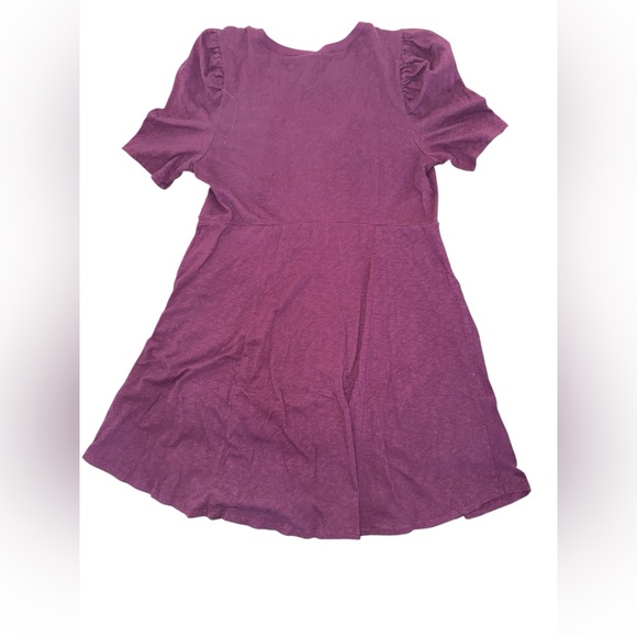 New NWT Torrid Plus Size 1 1X 14-16 Potent Purple Mini Puff Sleeve Skater Dress - Picture 5 of 6